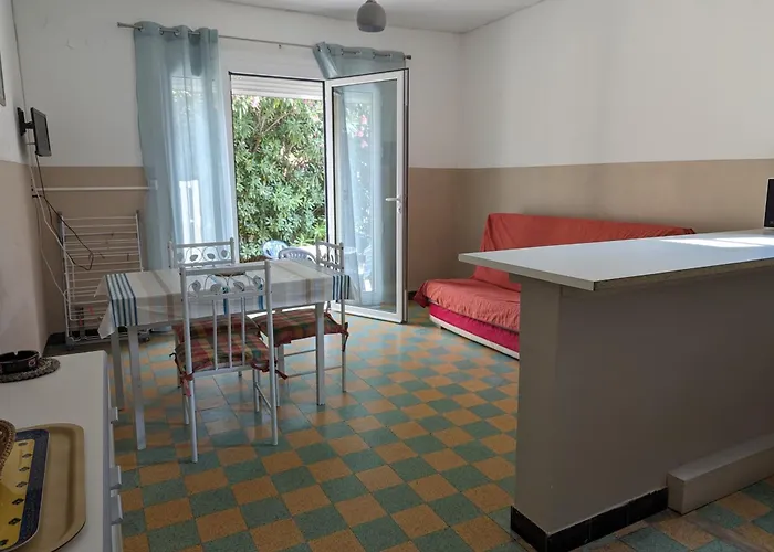 : T2 Proche Plage, Terrasse, Parking, Clim, Bbq, Lave-linge, 4 Pers, Classé 2* - Fr-1-797-17 Apartamento *